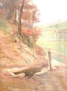 Le Lavoir Abandonne by Jean Bertrand Pegot-Ogier