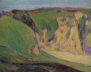 Cote Bretonne by Jean Bertrand Pegot-Ogier