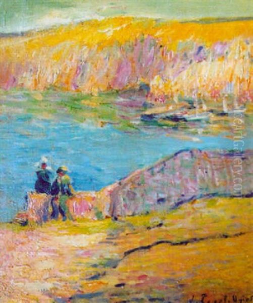 Bretonnes Au Bord De L'aven - view 1
