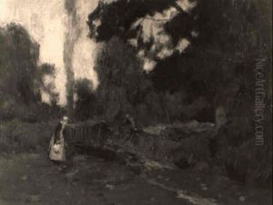 Les Premieres Chataignes, Pont-scorff by Jean Bertrand Pegot-Ogier