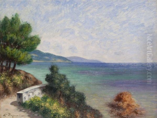 Paysage Mediterraneen En Bord De Mer - view 1