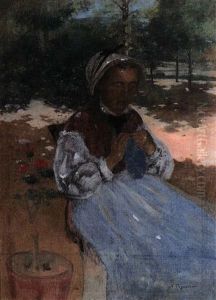 La Nourrice by Auguste Pegurier