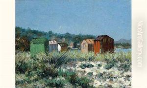 Provence, Paysage Au Cabanon Provence, Paysage Au Cabanon