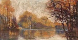 Kleine Herbstlandschaft by Adam Pelcynski