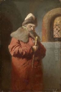 Study For The Painting Ivan The Terrible by Ivan Andreievich Pelevin