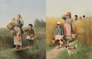 Untitled (children) (+ Another; Pair) by Ivan Andreievich Pelevin