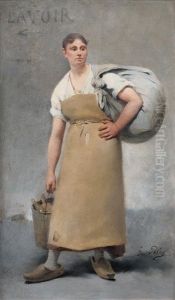 La Lavandiere by Fernand Pelez de Cordova