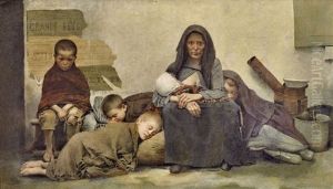 La Lavandiere by Fernand Pelez