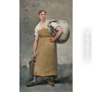 La Lavandiere by Fernand Pelez