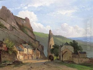 A View Of Dinant, Ardennes
