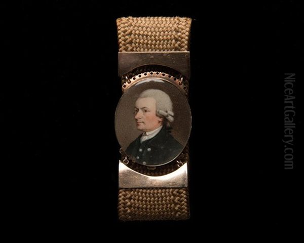 Portrait Miniature Of A Gentleman, Thought To Depict John Hancock - view 1