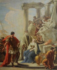 Le Sacrifice De Polyxene by Giovanni Antonio Pellegrini