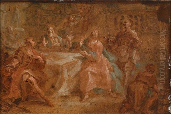 Das Emmausmahl (sketch) - view 1