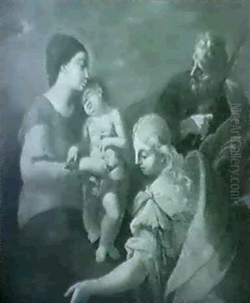 Die Heilige Familie Mit Einem Engel. - view 1