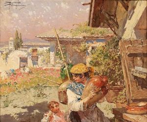 Spanish Courtyard by Riccardo Pellegrini