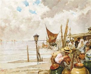 Peasants Cooking On The Venetian Lagoon