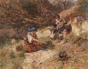 Accampamento Di Zingari by Riccardo Pellegrini