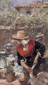 Un Cantuccio Di Un Mercato by Riccardo Pellegrini