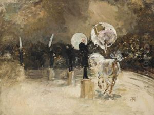 Circus Ring At Night by Robert Frederick Blum
