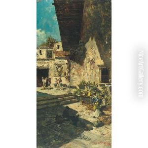 Musicians And Dancers (+ Peasants Watching A Group Of Men; Pair) thumbnail