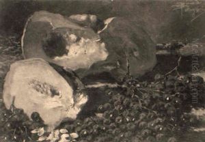 Natura Morta Con Zucca E Uva