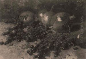 Natura Morta Con Cipolle E Uva by Riccardo Pellegrini