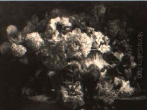 Floral Still Life by Jules Antoine Pelletier
