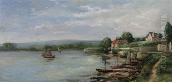 Boats On A River - view 1