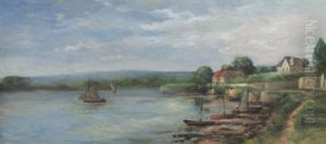 River Edge by Pierre Jacques Pelletier