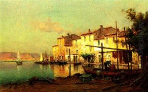 Fishing Village At Sunset Fishing Village At Sunset