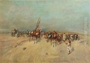 A Caravan In The Desert