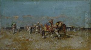 Sosta Di Cammelli by Tito Pellicciotti