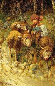 Pastorella Con Il Gregge Pastorella Con Il Gregge
