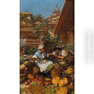 The Vegetable Seller by Ricardo Pelligrini