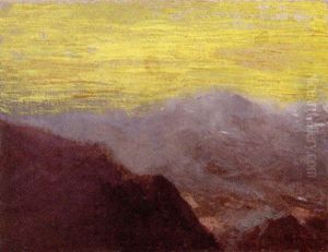 Landscape by Giuseppe Pellizza da Volpedo