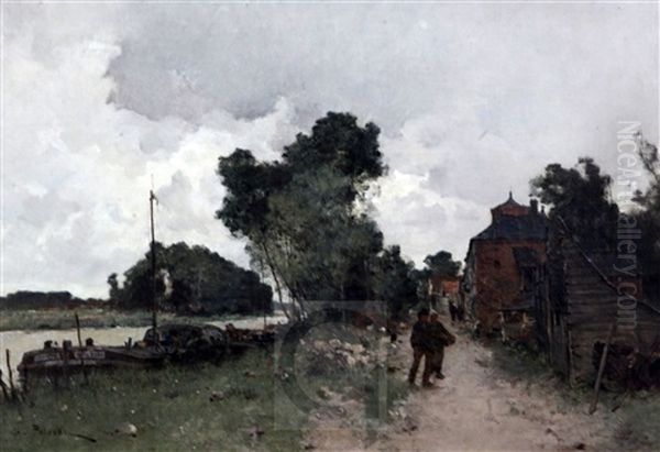 Banks Of The Oise At Compagnie - view 1