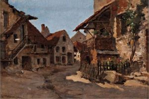 Un Rue De Beure