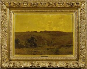 Landschaft Bei Abendrot Landschaft Bei Abendrot