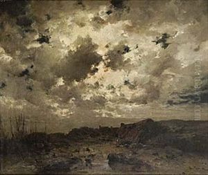 Franskt Kustlandskap by Leon Germain Pelouse