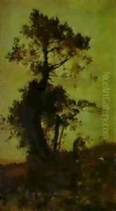 A Mother And Child By Trees A Mother And Child By Trees