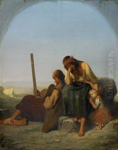 Amerikanische Siedlerfamilie by Abraham van der Pelt