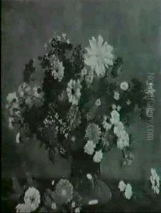 Sommerblumen In Vase by Gottfried Van Pelt