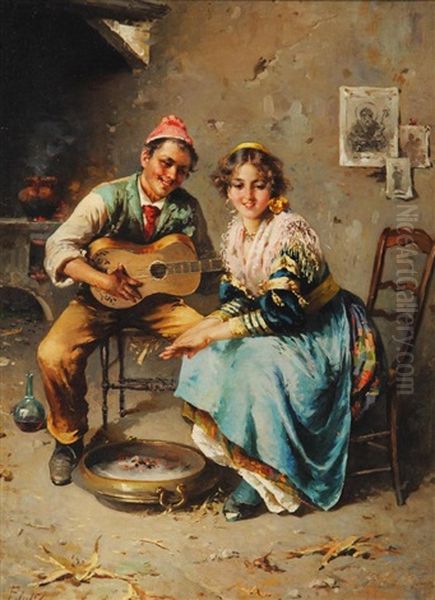 Harmony, Young Couple In An Interior - view 1