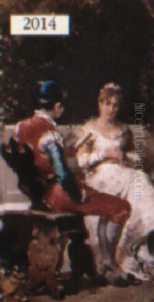 Courting Couple - view 1
