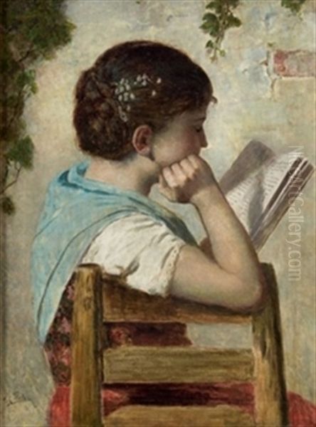 Joven Leyendo - view 1