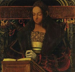 A Scholar Reading At A Lectern, Before A Sculted Niche