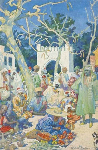 The Bazaar, Tangier - view 1