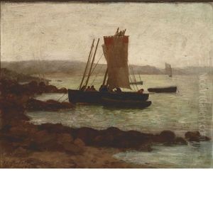 Fishing Boats, France by Frank C. Penfold
