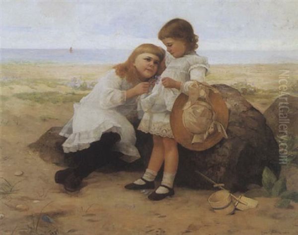 Little Girls At The Seashore, Pont-aven - view 1
