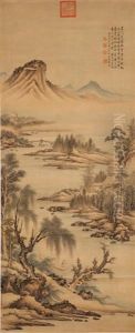 Attributed To Peng Qifeng (1701-1784) - Ink And Color On Silk Attributed To Peng Qifeng (1701-1784) - Ink And Color On Silk